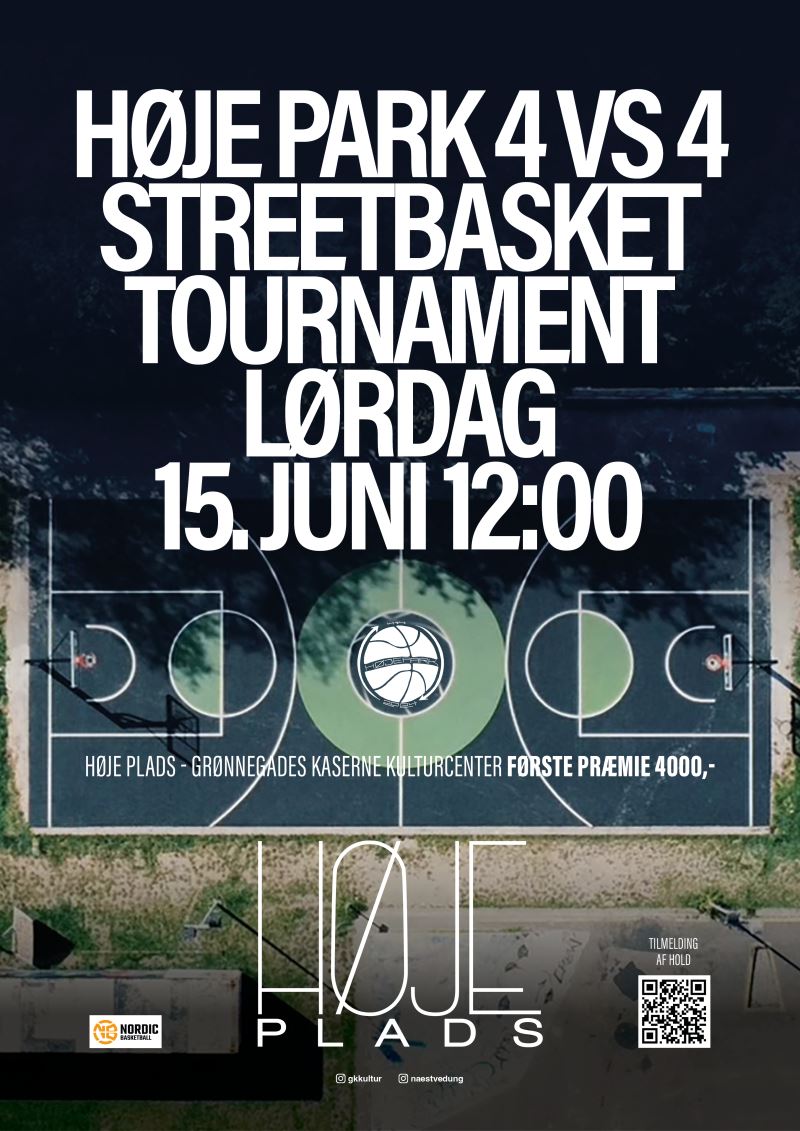 Street Basket turnering Høje Park 15. juni kl. 12:00
