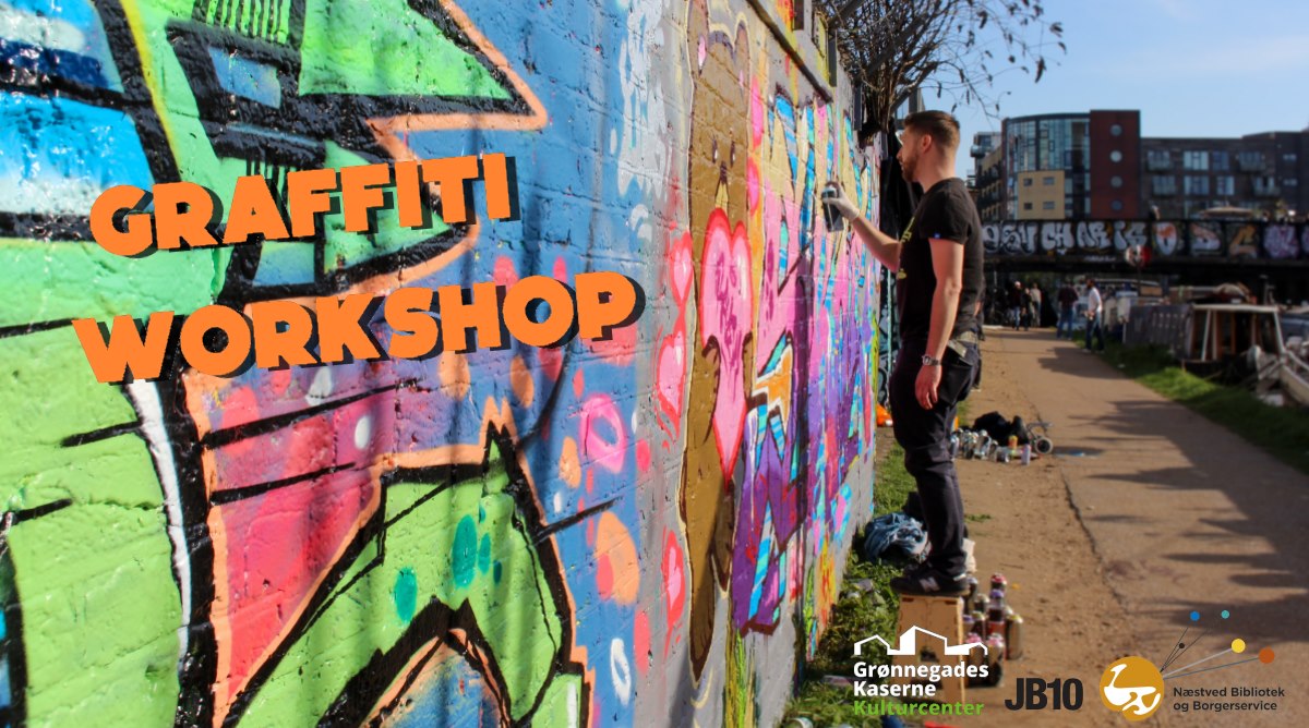 Graffiti workshop #1 - fra bogstav til fortælling 07. maj kl. 15:00