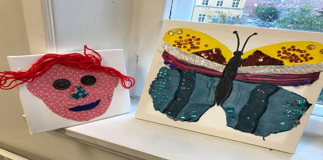 Børnekulturhuset præsenterer: Gratis familieworkshop - collager af stof 16. oktober kl. 10:00