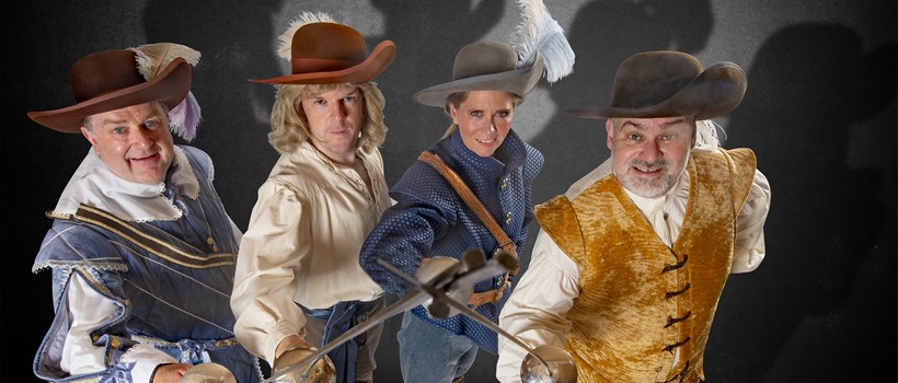 De tre musketerer 23. april kl. 16:00