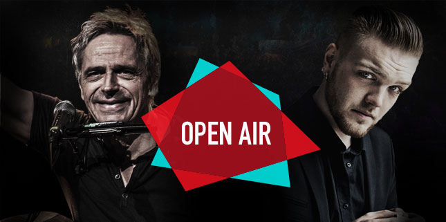 Open Air - Michael Falch Solo & Jacob Dinesen med band 14. juni kl. 20:00