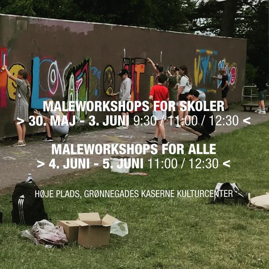 Næstved Kunstby Maleworkshops 04.06.2022 - 05.06.2022
