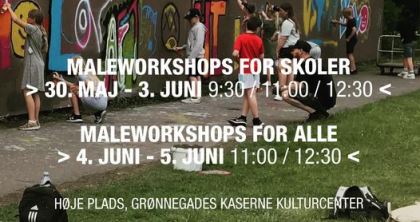 Næstved Kunstby Maleworkshops 05. juni kl. 11:00