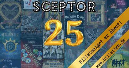 Sceptor 25 års jubilæum 21. oktober kl. 20:00