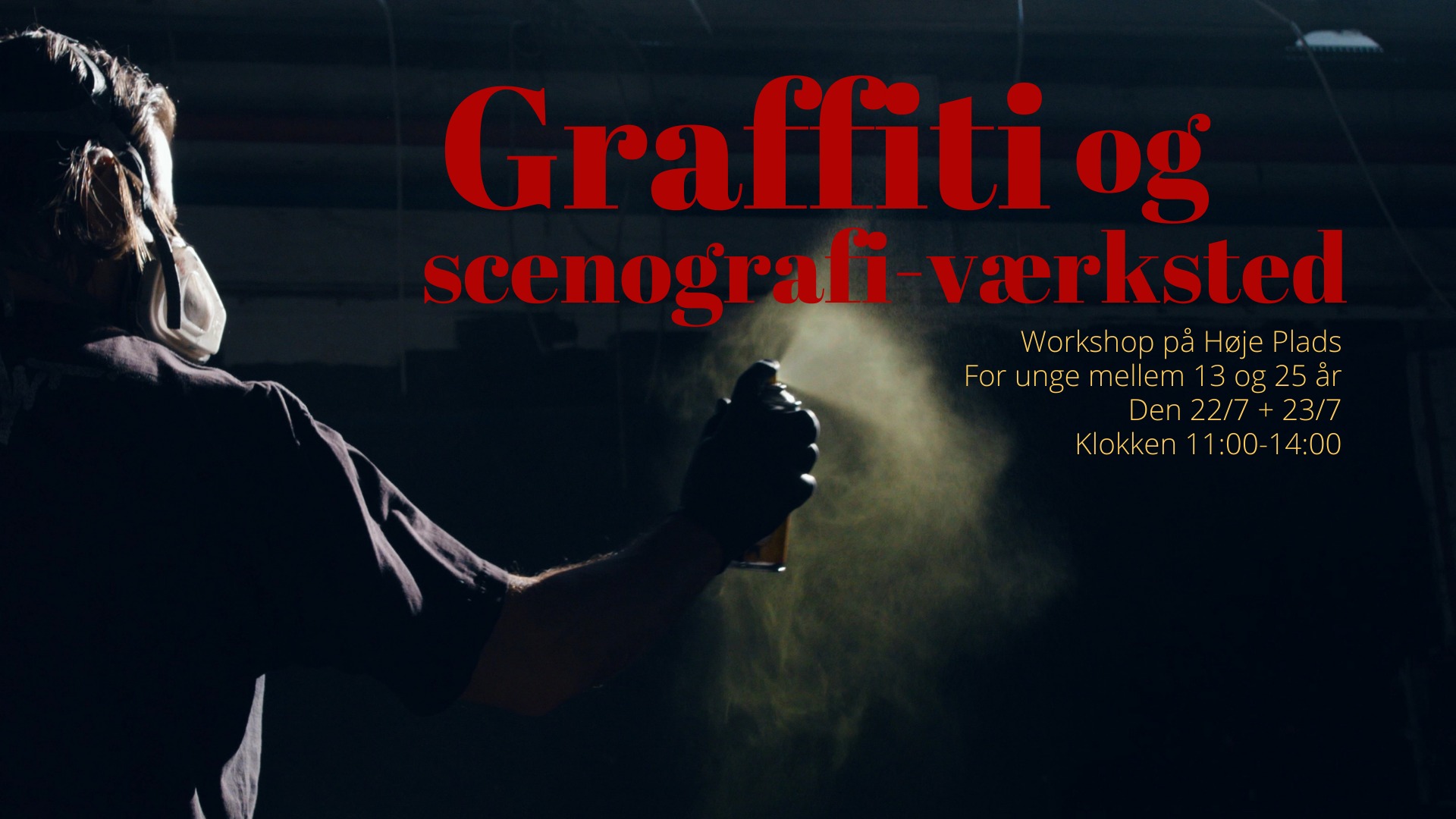 GRAFFITI OG SCENOGRAFI-VÆRKSTED på Høje Plads  Kompagni47 22. juli kl. 11:00