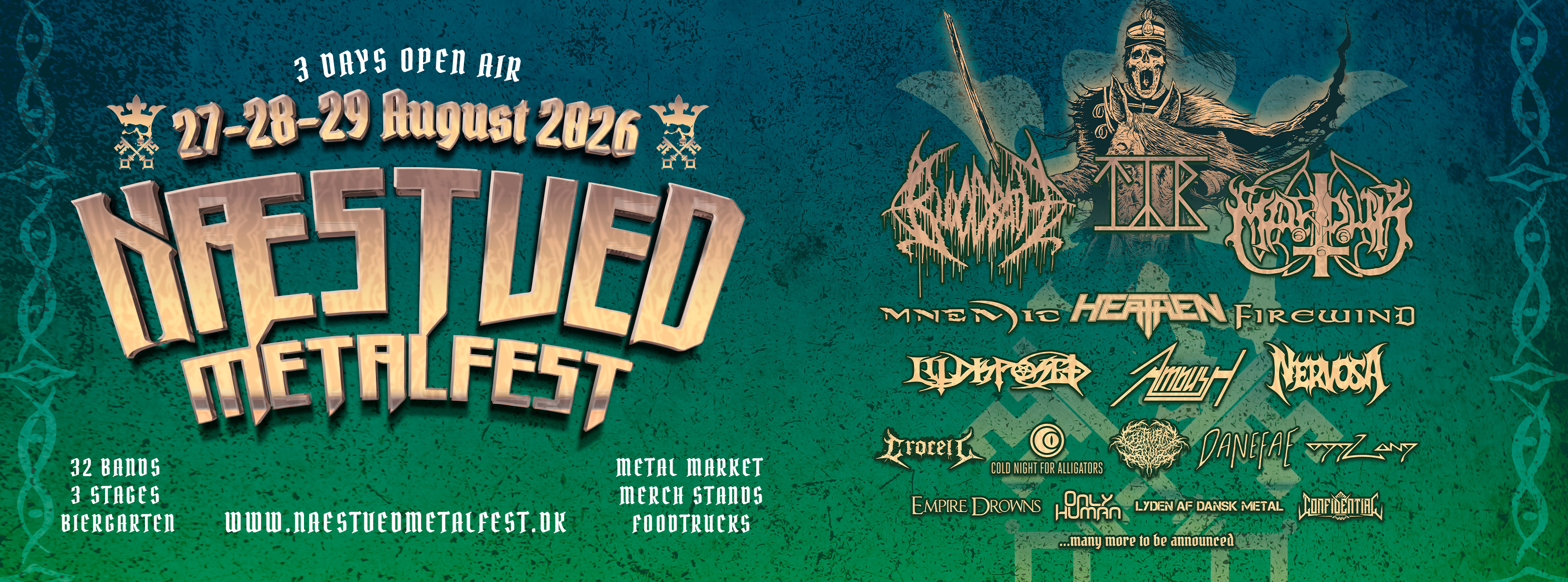 Næstved Metalfest  28. august kl. 13:00