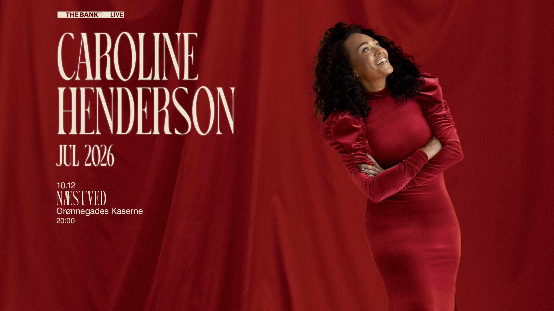 Caroline Henderson - julekoncert 10. december kl. 20:00
