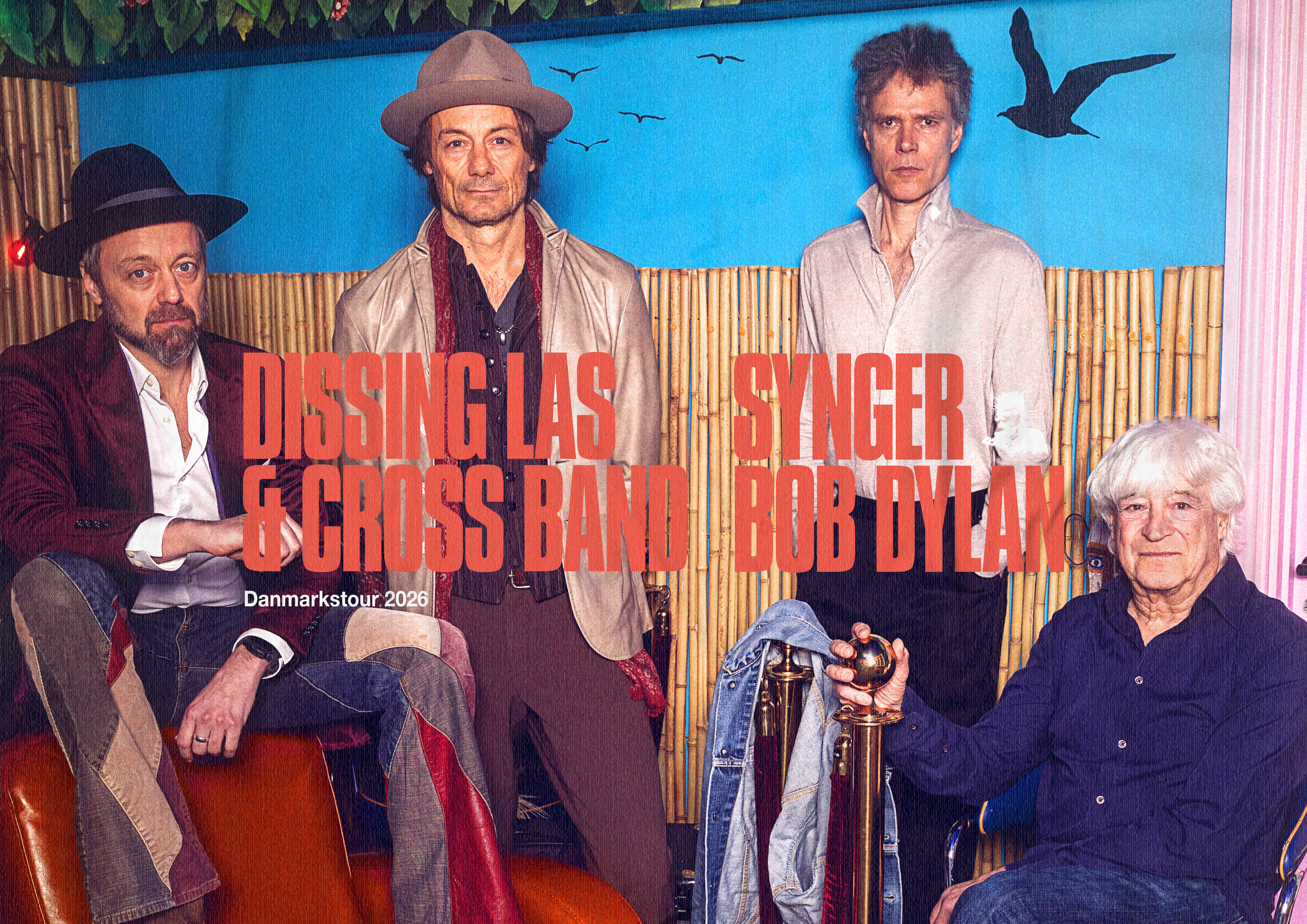 Dissing, Las & Cross spiller Bob Dylan 11. april kl. 20:00