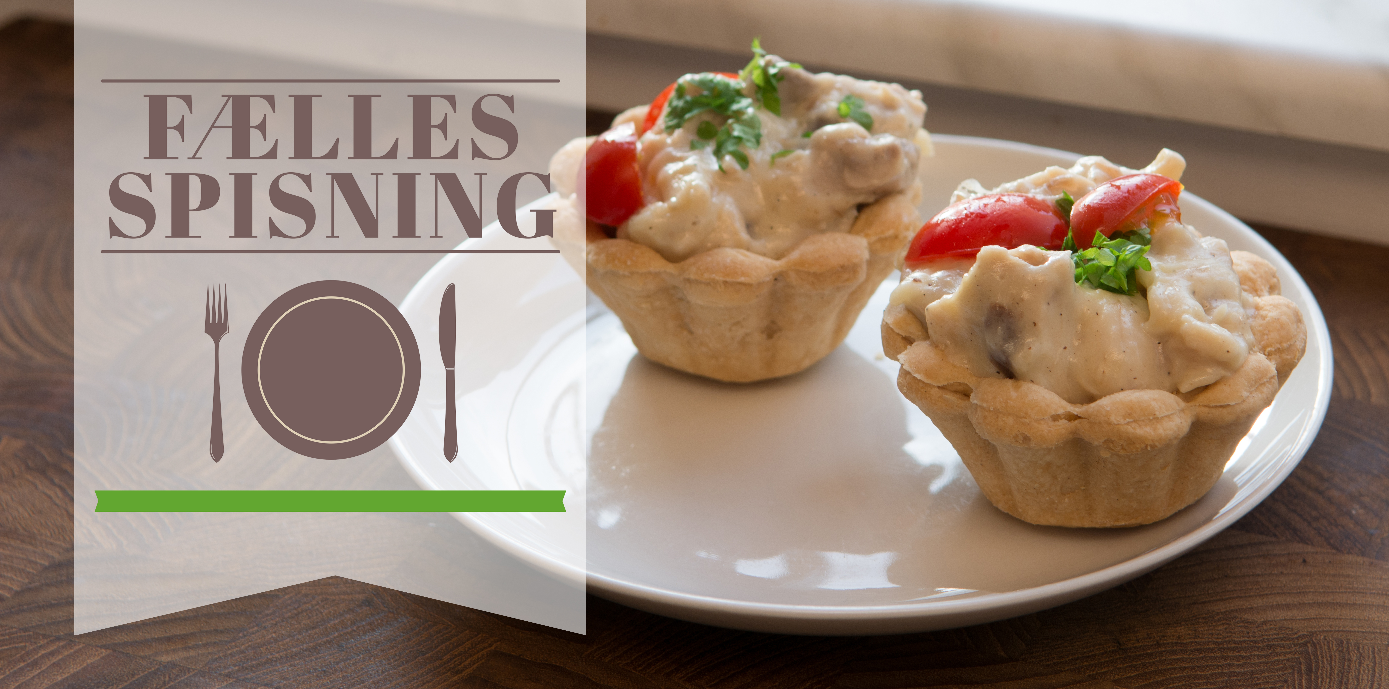 Fællesspisning - Menu: Tarteletter med høns i asparges 12. november kl. 18:00