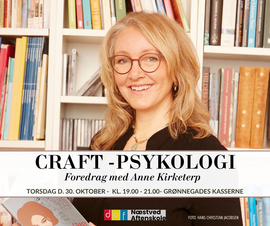 Craft- Psykologi 30. oktober kl. 19:00