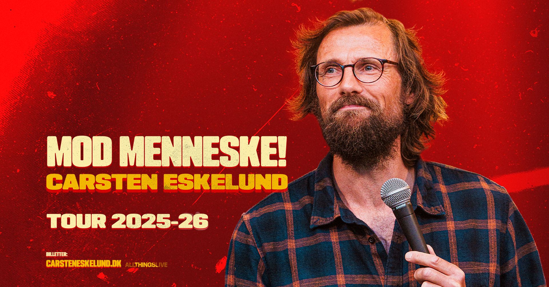 Carsten Eskelund - Mod Menneske! 18. april kl. 19:00
