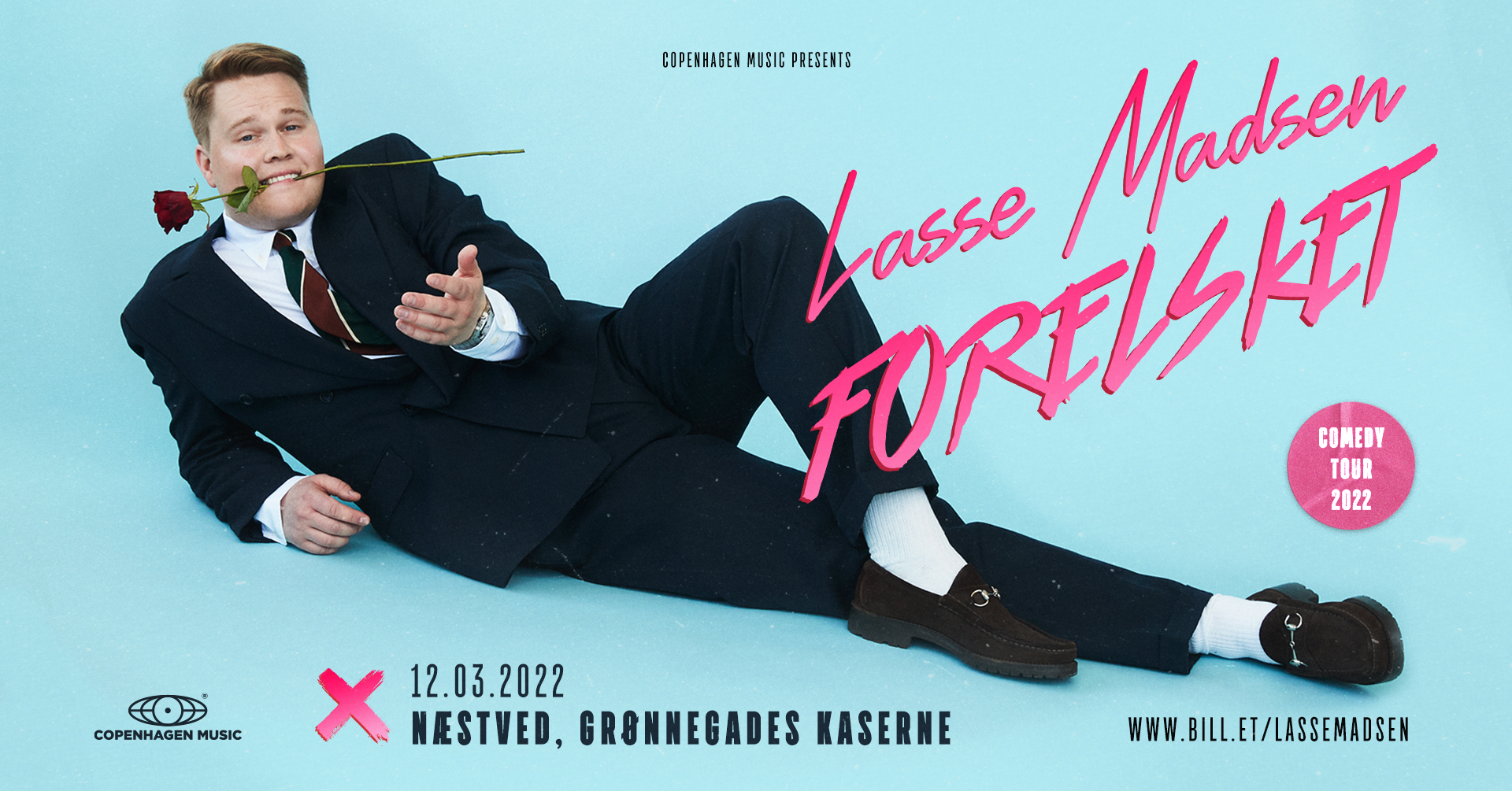 Lasse Madsen - Forelsket 12. marts kl. 18:30
