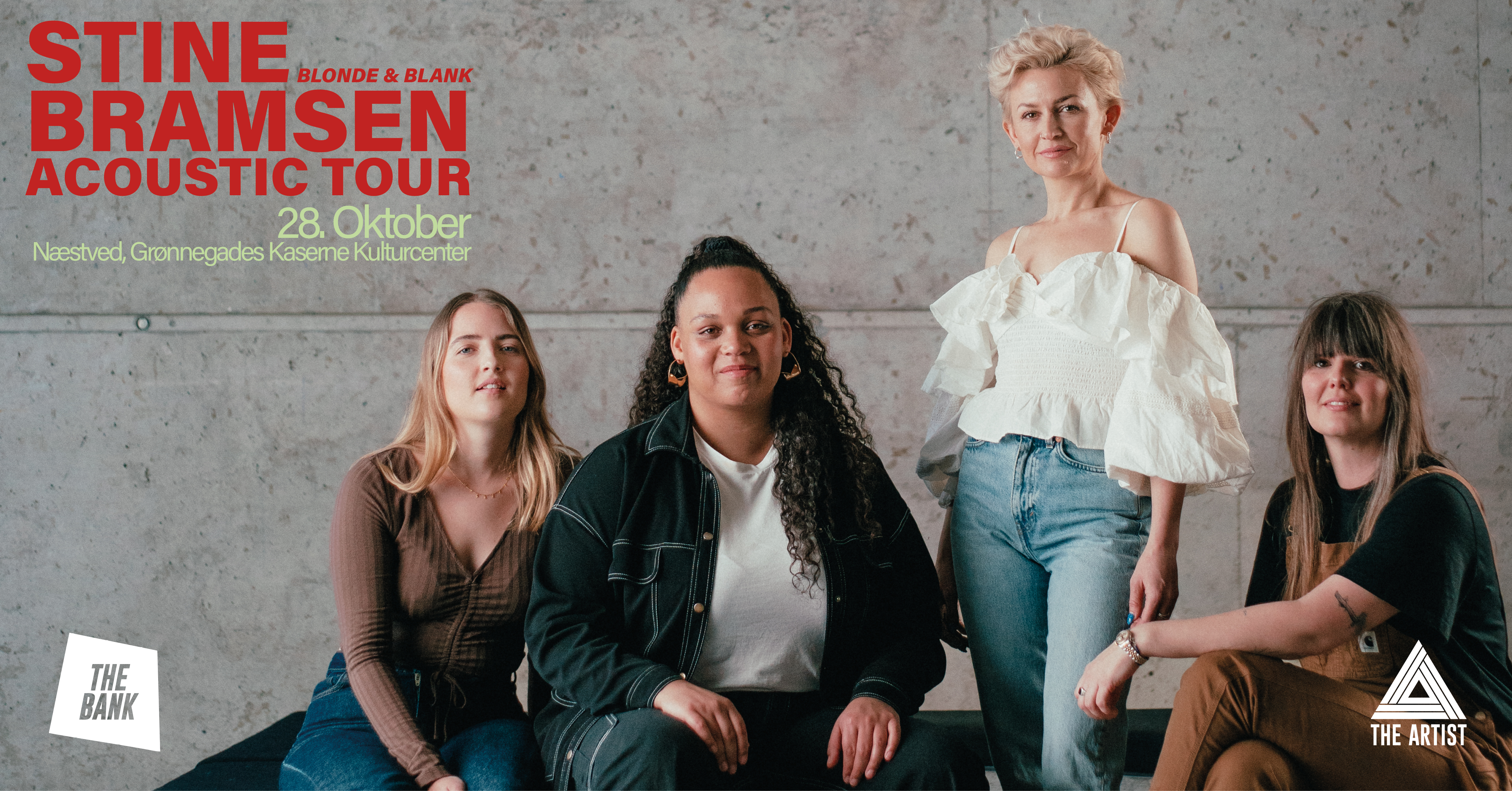 Stine Bramsen med Band - Akustisk 28. oktober kl. 20:00