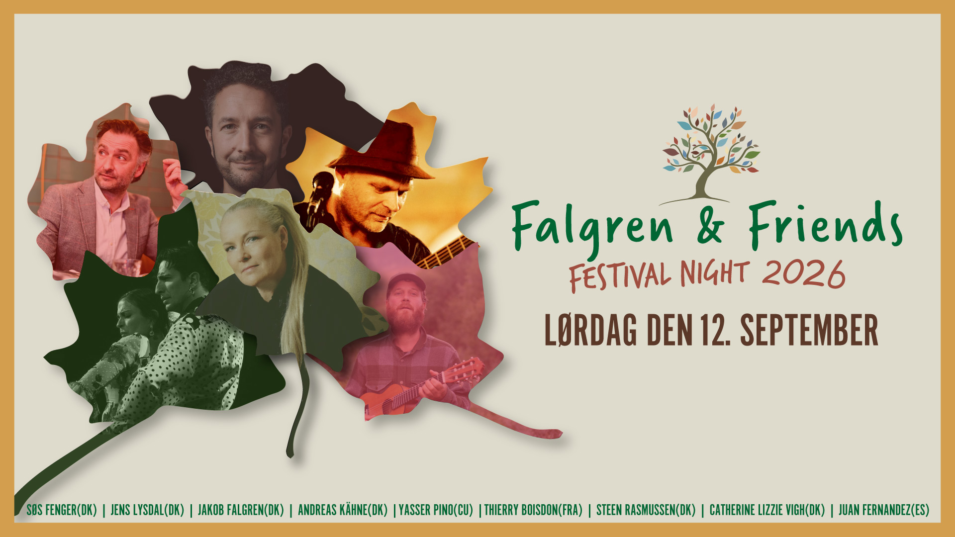 Falgren & Friends Festival 2026 12. september kl. 19:00