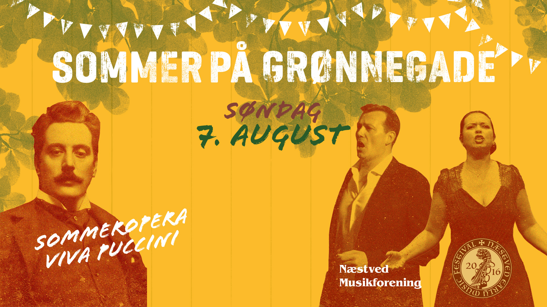 VIVA PUCCINI - SOMMER PÅ GRØNNEGADE 07. august kl. 15:00