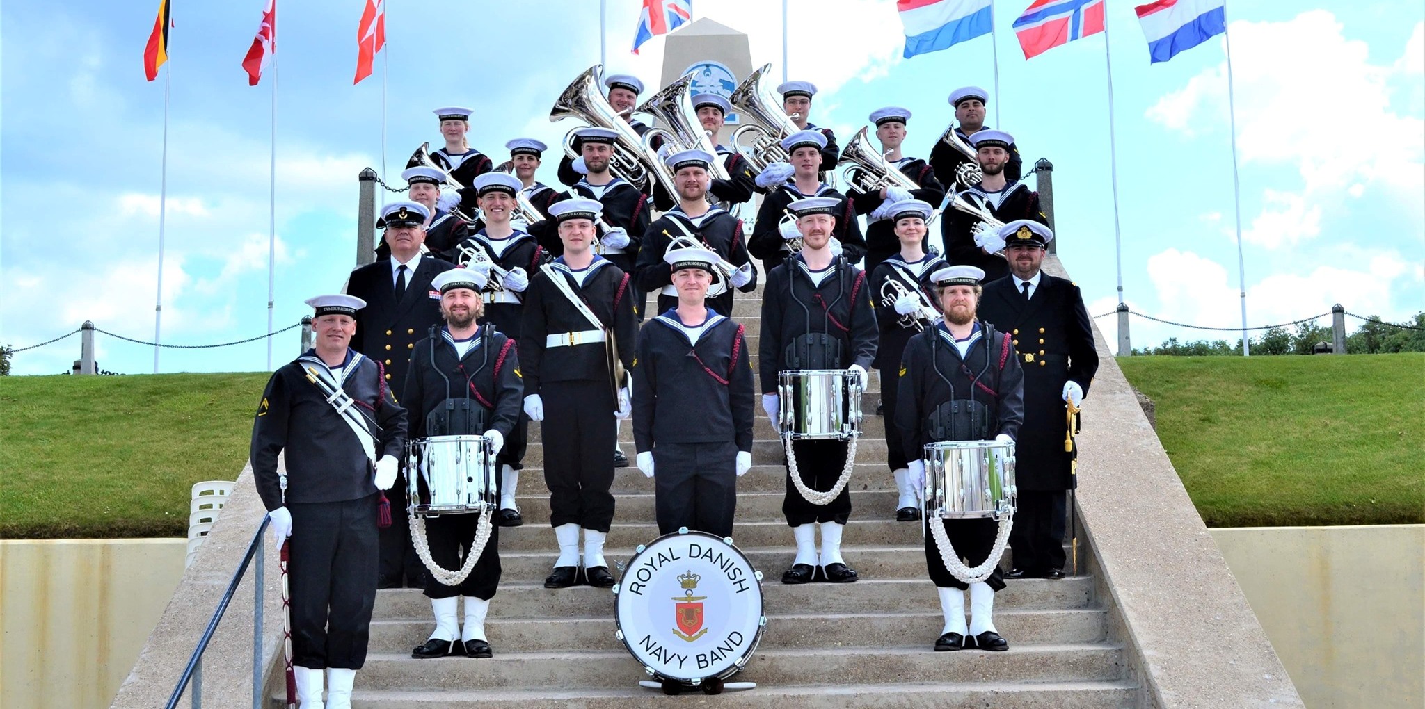 Dobbeltkoncert med Søværnets Tamburkorps og Chapean Brass Band 22. november kl. 19:00